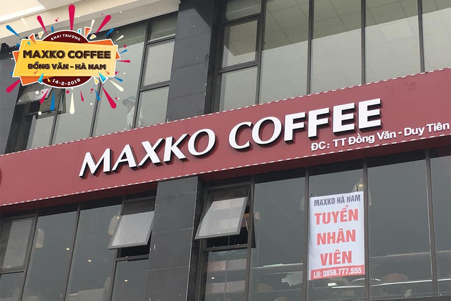 Khai Trương Maxko Coffee Đồng Văn - Hà Nam off 30%